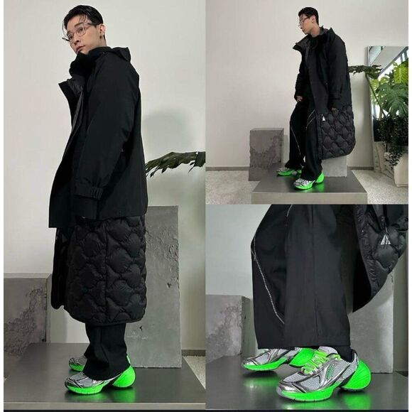 NWT GIVENCHY TK-MX Metallic Slip-Resistant Mesh Running Sneakers Size FR… - Picture 3 of 13